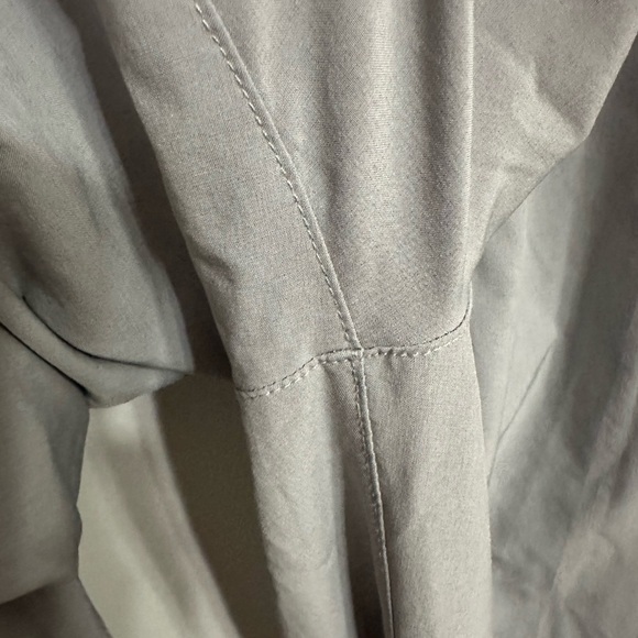 Gray Relaxed Fit Joggers with Elastic Cuffs - Picture 6 of 6